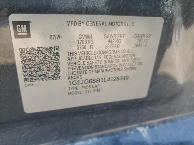 Photo 12 VIN: 1G1JG6SB1L4128349 - CHEVROLET SONIC 