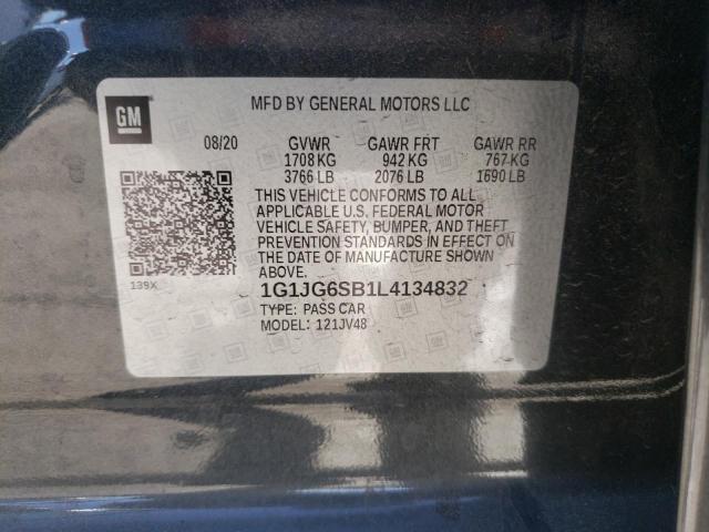 Photo 12 VIN: 1G1JG6SB1L4134832 - CHEVROLET SONIC 