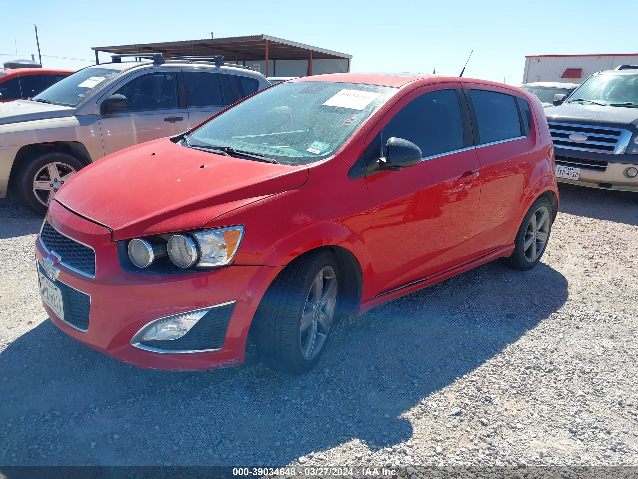 Photo 1 VIN: 1G1JG6SB3D4183886 - CHEVROLET SONIC 