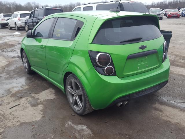 Photo 2 VIN: 1G1JG6SB4F4139981 - CHEVROLET SONIC RS 