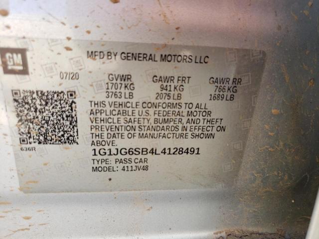 Photo 11 VIN: 1G1JG6SB4L4128491 - CHEVROLET SONIC 