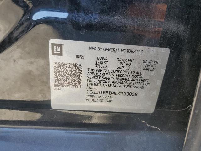 Photo 12 VIN: 1G1JG6SB4L4133058 - CHEVROLET SONIC 