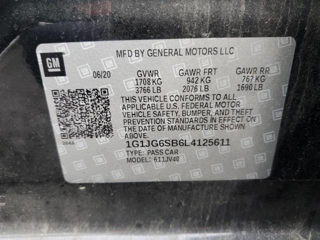 Photo 11 VIN: 1G1JG6SB6L4125611 - CHEVROLET SONIC 