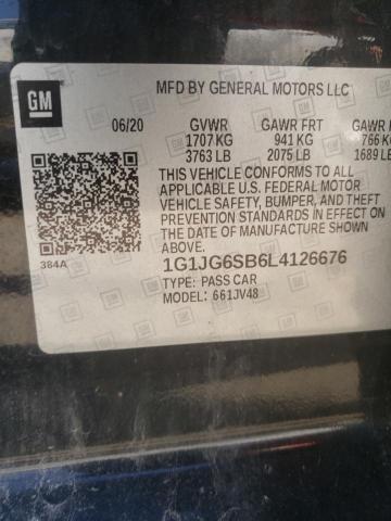 Photo 9 VIN: 1G1JG6SB6L4126676 - CHEVROLET SONIC 