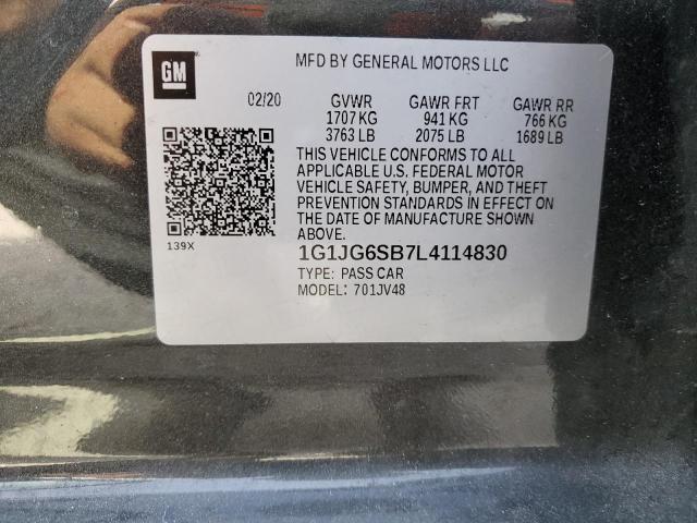 Photo 11 VIN: 1G1JG6SB7L4114830 - CHEVROLET SONIC 