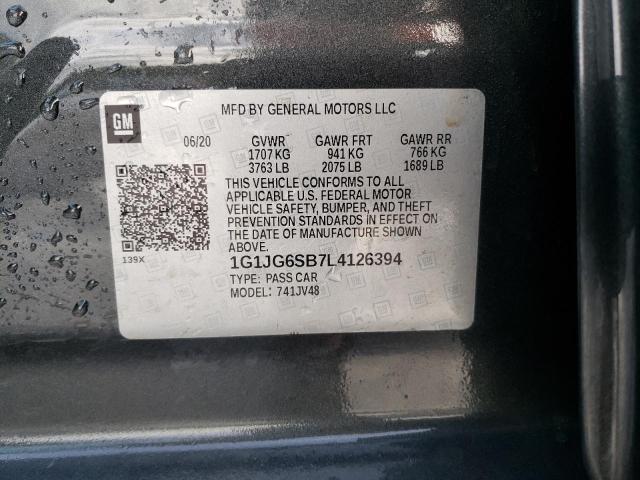 Photo 11 VIN: 1G1JG6SB7L4126394 - CHEVROLET SONIC 