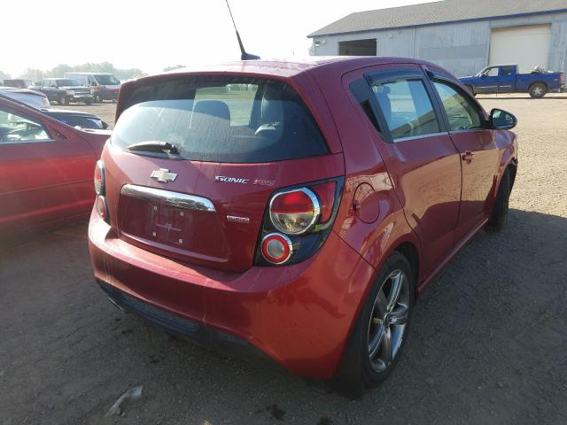 Photo 3 VIN: 1G1JG6SB8E4139044 - CHEVROLET SONIC RS 