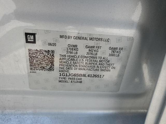 Photo 12 VIN: 1G1JG6SB8L4126517 - CHEVROLET SONIC 