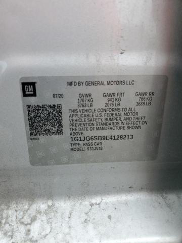 Photo 11 VIN: 1G1JG6SB9L4128213 - CHEVROLET SONIC 