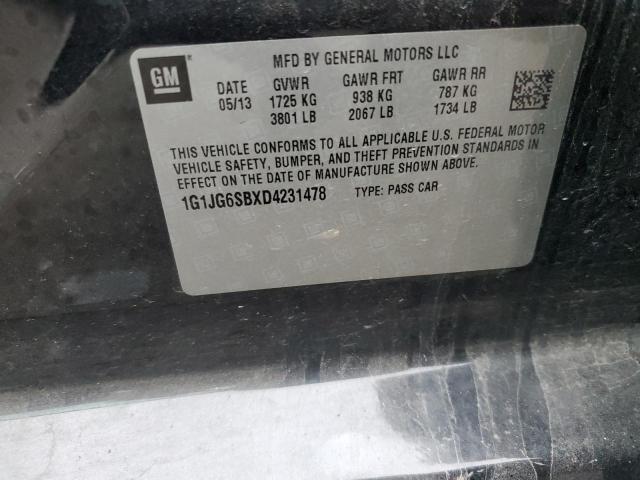 Photo 11 VIN: 1G1JG6SBXD4231478 - CHEVROLET SONIC 