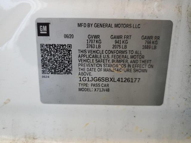 Photo 11 VIN: 1G1JG6SBXL4126177 - CHEVROLET SONIC 