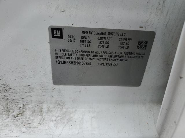 Photo 11 VIN: 1G1JG6SH2H4158780 - CHEVROLET SONIC 
