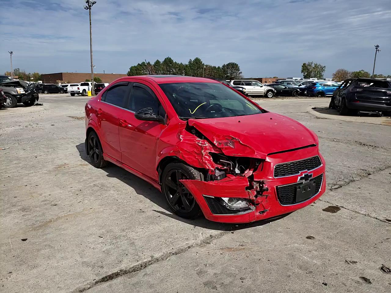 Photo 10 VIN: 1G1JH5SB4F4104266 - CHEVROLET SONIC RS 