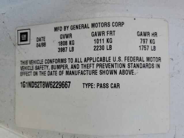 Photo 11 VIN: 1G1ND52T8W6229667 - CHEVROLET MALIBU 