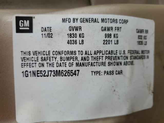 Photo 11 VIN: 1G1NE52J73M626547 - CHEVROLET MALIBU 