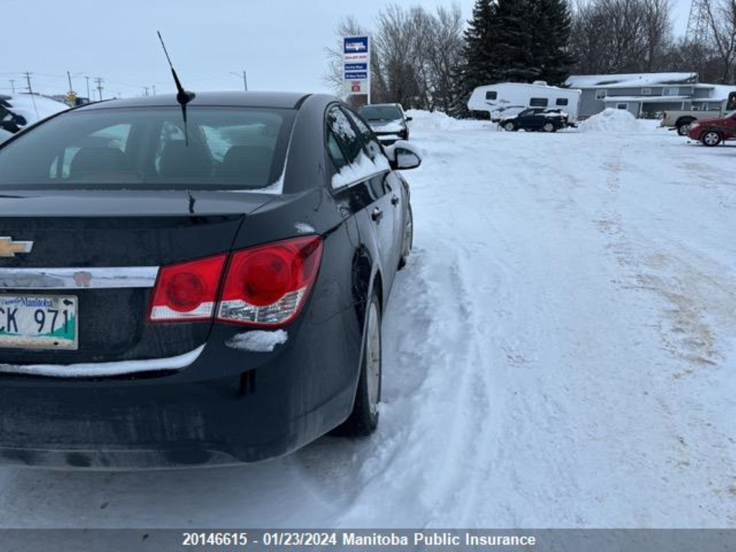 Photo 3 VIN: 1G1P75SZ8E7294418 - CHEVROLET CRUZE 