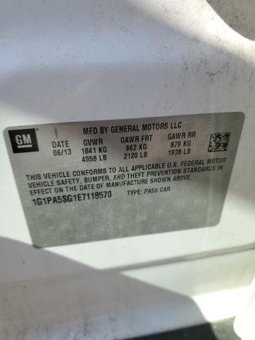 Photo 11 VIN: 1G1PA5SG1E7118570 - CHEVROLET CRUZE LS 