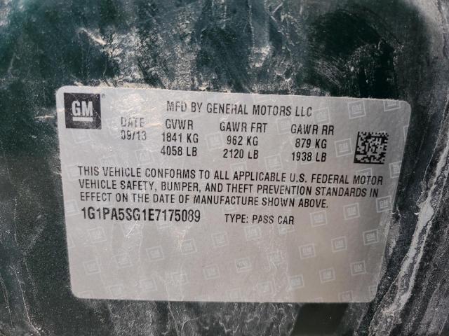 Photo 12 VIN: 1G1PA5SG1E7175089 - CHEVROLET CRUZE 