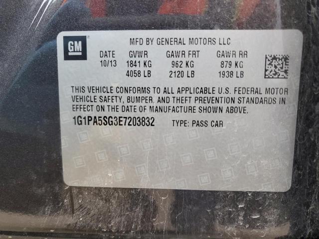 Photo 12 VIN: 1G1PA5SG3E7203832 - CHEVROLET CRUZE 