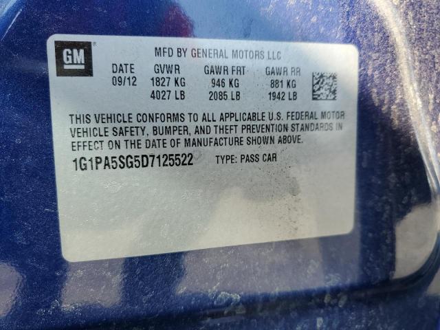 Photo 11 VIN: 1G1PA5SG5D7125522 - CHEVROLET CRUZE LS 