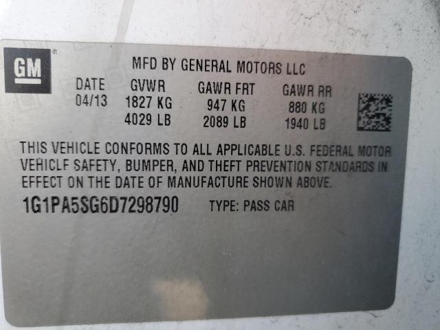 Photo 11 VIN: 1G1PA5SG6D7298790 - CHEVROLET CRUZE 