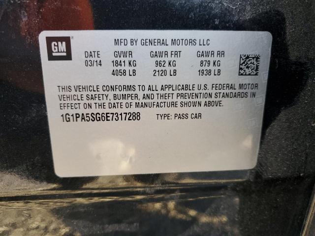 Photo 11 VIN: 1G1PA5SG6E7317288 - CHEVROLET CRUZE LS 