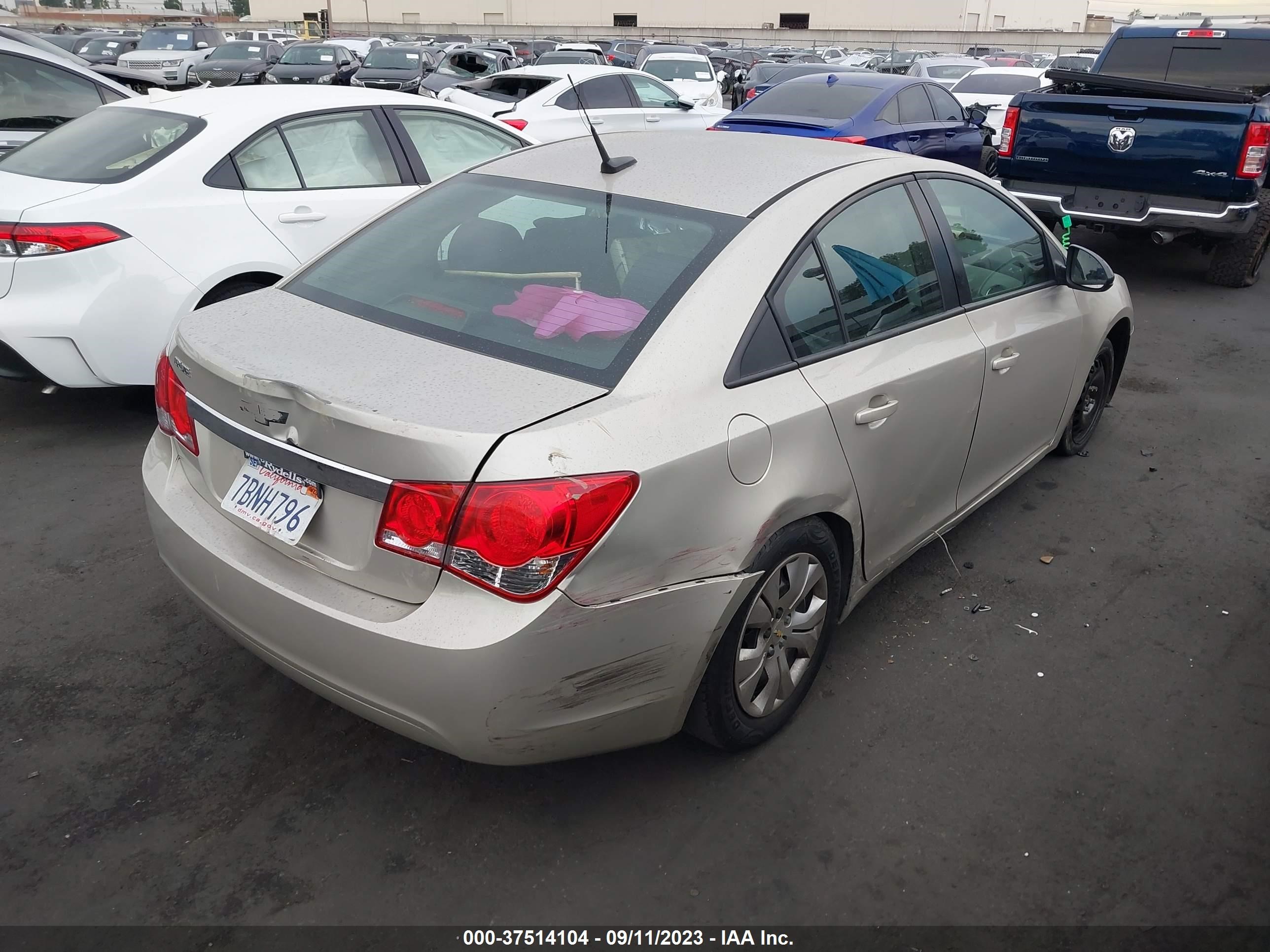 Photo 3 VIN: 1G1PA5SG7D7264874 - CHEVROLET CRUZE 