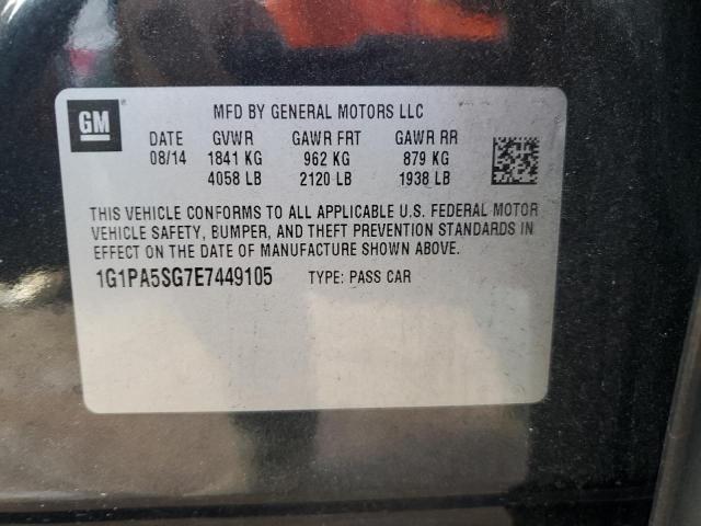 Photo 11 VIN: 1G1PA5SG7E7449105 - CHEVROLET CRUZE LS 