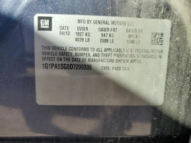 Photo 11 VIN: 1G1PA5SG8D7299309 - CHEVROLET CRUZE LS 