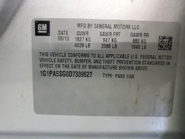 Photo 12 VIN: 1G1PA5SG8D7309627 - CHEVROLET CRUZE LS 