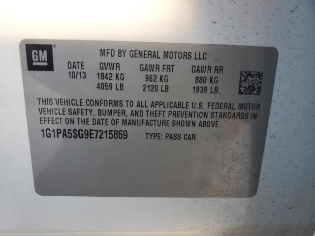 Photo 11 VIN: 1G1PA5SG9E7215869 - CHEVROLET CRUZE LS 