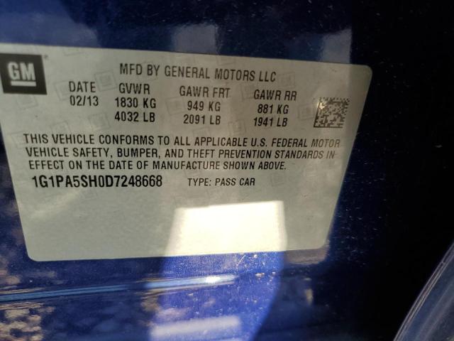 Photo 11 VIN: 1G1PA5SH0D7248668 - CHEVROLET CRUZE LS 