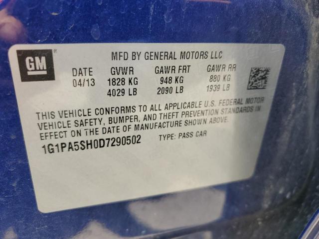 Photo 12 VIN: 1G1PA5SH0D7290502 - CHEVROLET CRUZE LS 