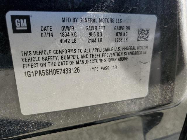 Photo 12 VIN: 1G1PA5SH0E7433126 - CHEVROLET CRUZE 