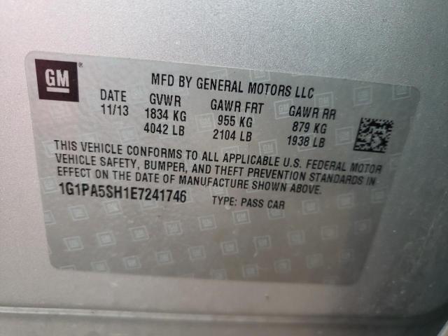 Photo 9 VIN: 1G1PA5SH1E7241746 - CHEVROLET CRUZE LS 