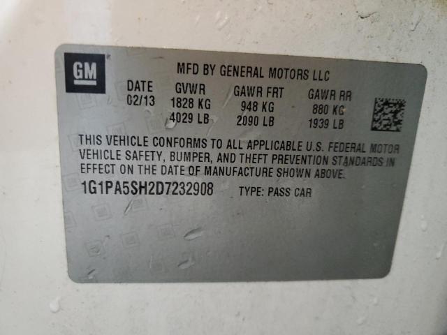 Photo 11 VIN: 1G1PA5SH2D7232908 - CHEVROLET CRUZE 