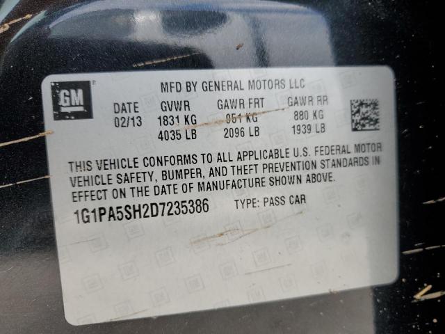 Photo 9 VIN: 1G1PA5SH2D7235386 - CHEVROLET CRUZE LS 