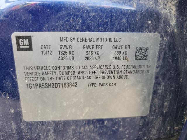 Photo 11 VIN: 1G1PA5SH3D7163842 - CHEVROLET CRUZE LS 