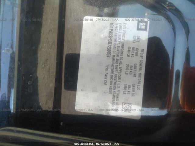 Photo 8 VIN: 1G1PA5SH3D7239057 - CHEVROLET CRUZE 