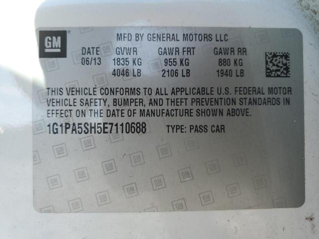 Photo 11 VIN: 1G1PA5SH5E7110688 - CHEVROLET CRUZE 