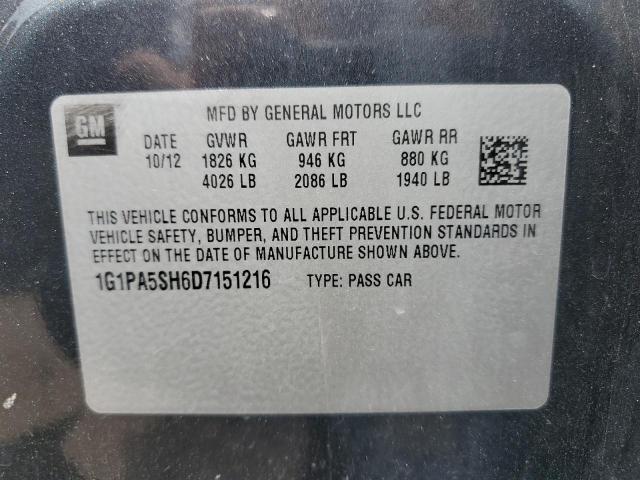 Photo 11 VIN: 1G1PA5SH6D7151216 - CHEVROLET CRUZE LS 