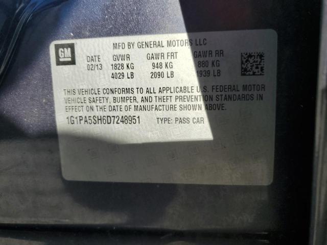 Photo 11 VIN: 1G1PA5SH6D7248951 - CHEVROLET CRUZE LS 