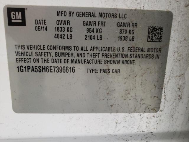 Photo 11 VIN: 1G1PA5SH6E7396616 - CHEVROLET CRUZE LS 