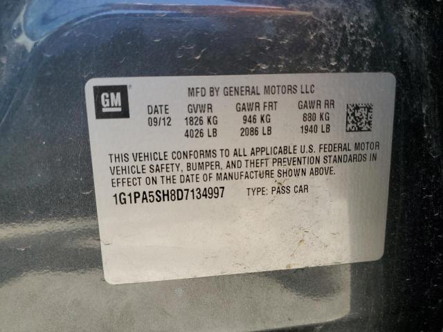 Photo 11 VIN: 1G1PA5SH8D7134997 - CHEVROLET CRUZE 