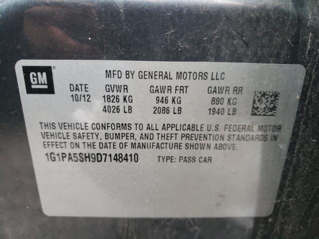 Photo 9 VIN: 1G1PA5SH9D7148410 - CHEVROLET CRUZE LS 