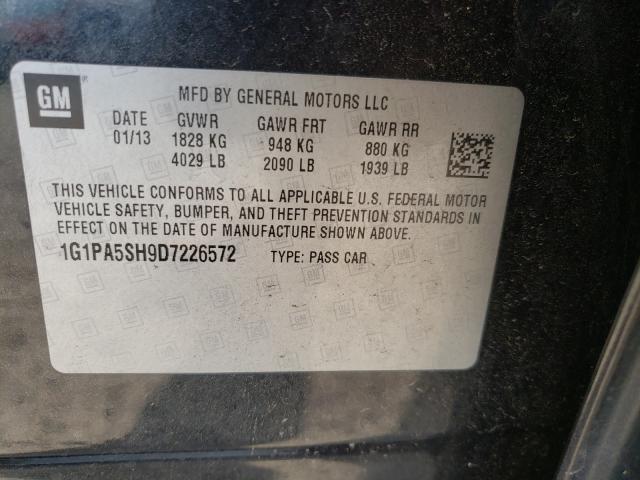 Photo 9 VIN: 1G1PA5SH9D7226572 - CHEVROLET CRUZE LS 