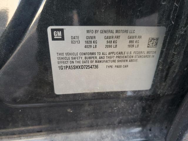 Photo 11 VIN: 1G1PA5SHXD7254736 - CHEVROLET CRUZE 