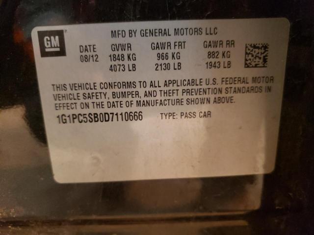 Photo 11 VIN: 1G1PC5SB0D7110666 - CHEVROLET CRUZE 