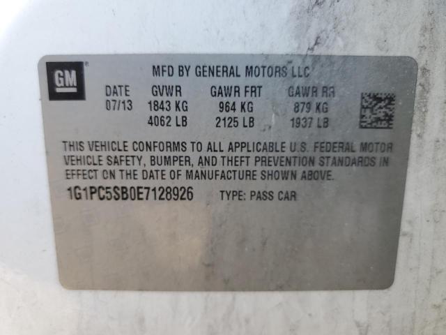 Photo 9 VIN: 1G1PC5SB0E7128926 - CHEVROLET CRUZE LT 