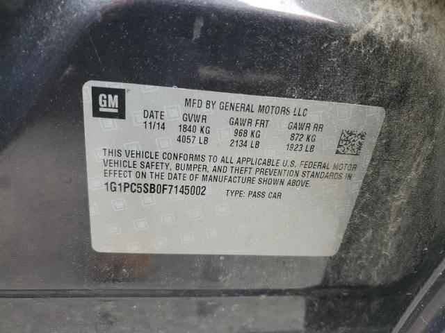 Photo 11 VIN: 1G1PC5SB0F7145002 - CHEVROLET CRUZE LT 